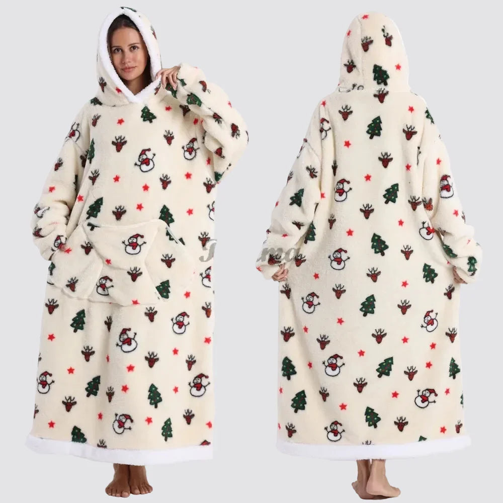 Blanket Hoodie Oversized Wearable Hooded