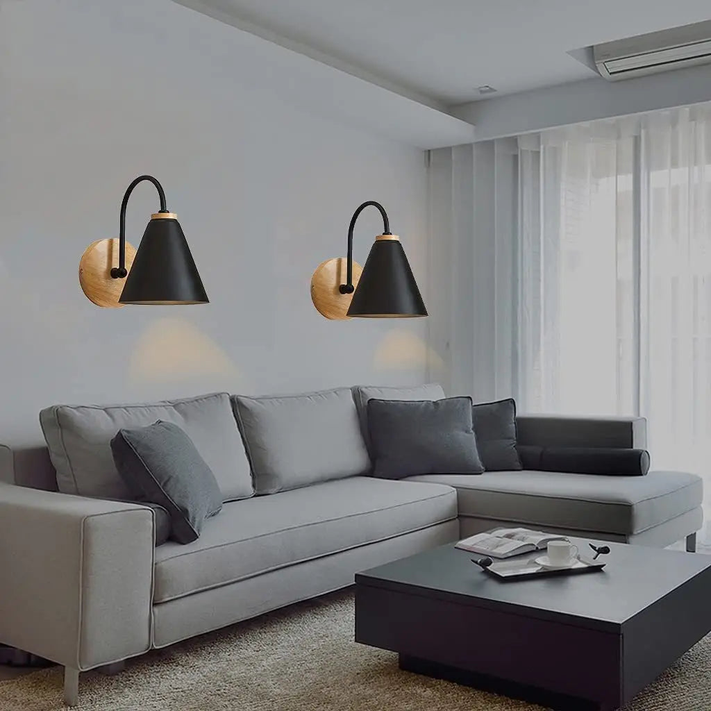 Nordic Beam Scandinavian Wood & Iron Wall