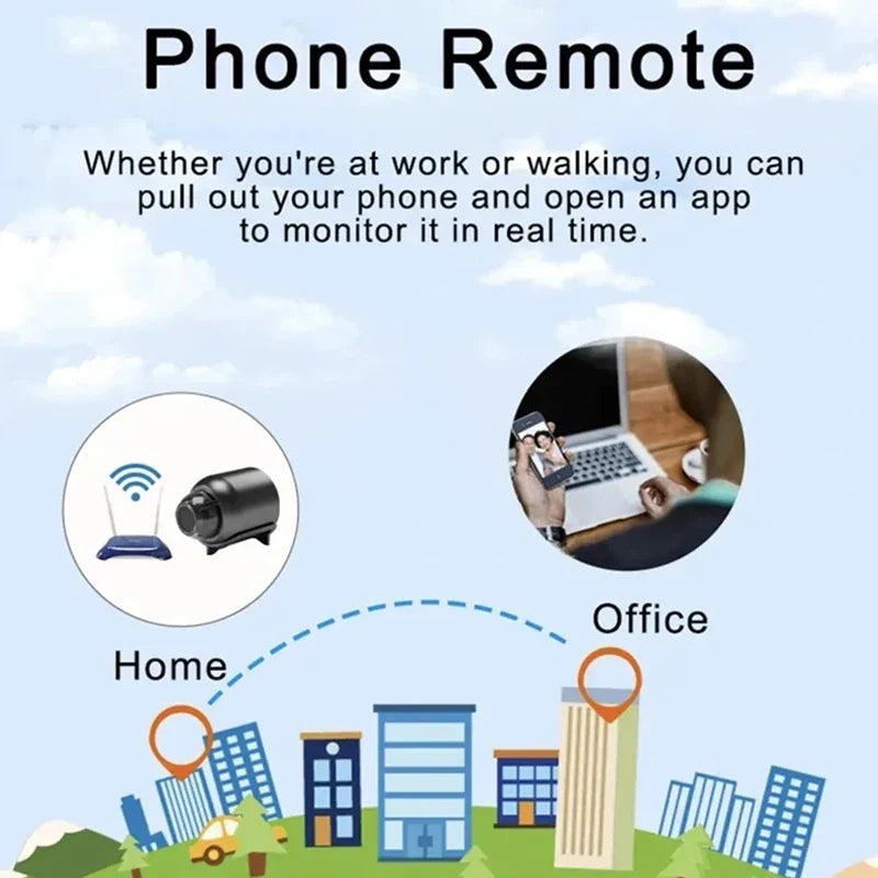 Security Camera Mini WiFi HD Indoor Smart