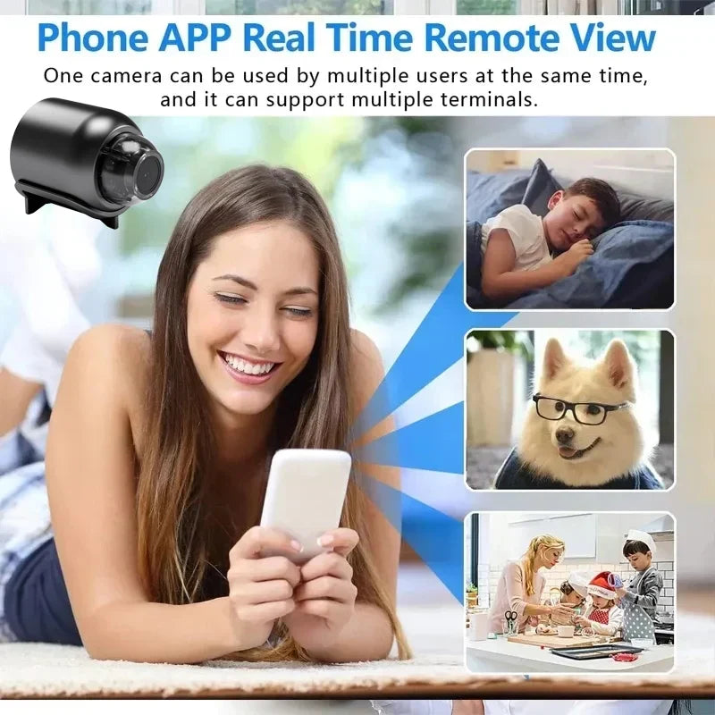 Security Camera Mini WiFi HD Indoor Smart