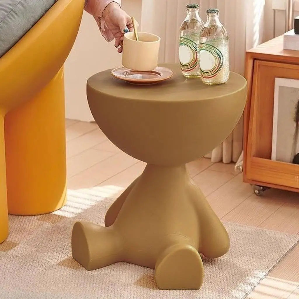 Cartoon Bear Side Table Modern Creative