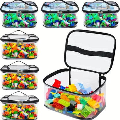 Transparent Mesh Toy Storage Bag Large