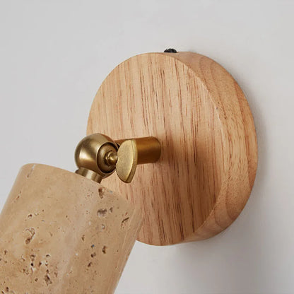 Huangdong Wall Lamp Wabi Sabi Travertine &