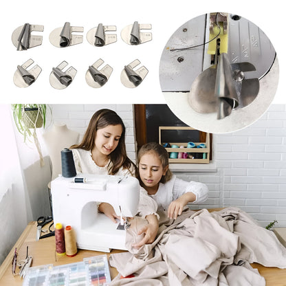 Sewing Hemmer Foot Stainless Steel Rolled
