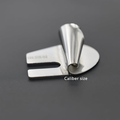 Sewing Hemmer Foot Stainless Steel Rolled