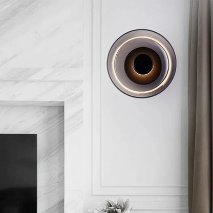 Nordic Glass LED Wall Sconce Modern Round