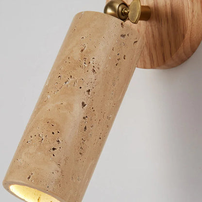 Huangdong Wall Lamp Wabi Sabi Travertine &