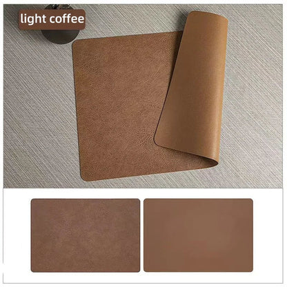 Duomat Double Sided Faux Leather Placemats