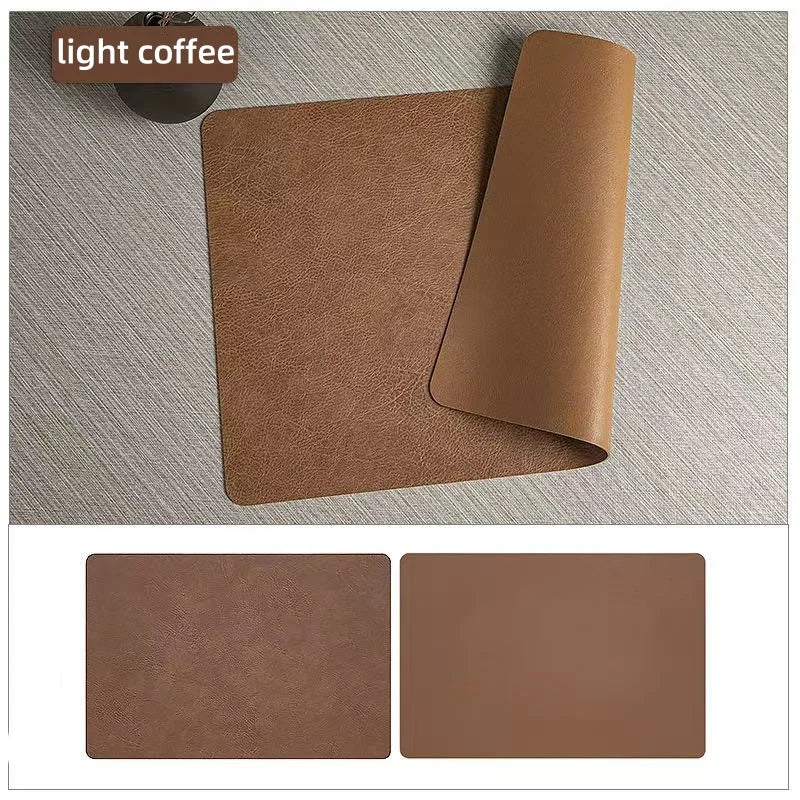 Duomat Double Sided Faux Leather Placemats