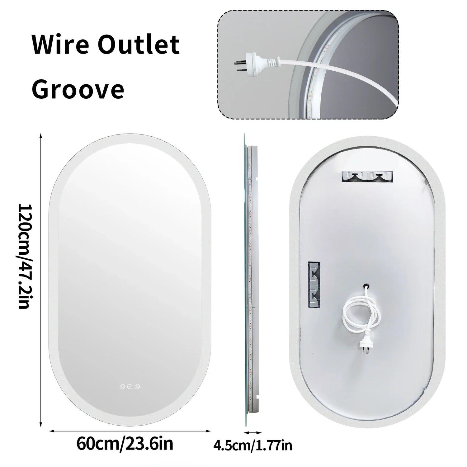 Lumooval Bathroom Mirror lifestyle 3