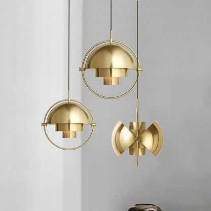 Modern Nordic Pendant Light Sculptural Metal
