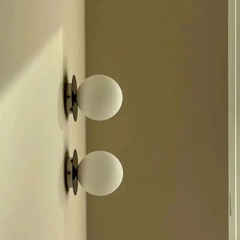Nordic Globe Glass Wall Lamp Minimalist