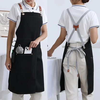 Workease Waterproof Canvas Apron Split Skirt
