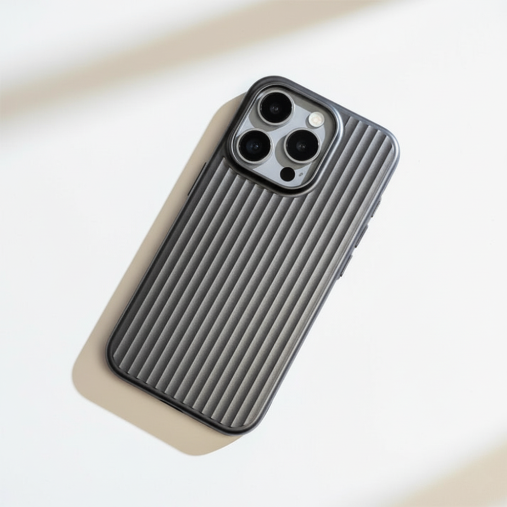 Phone Case Ribbed Hard Shell Protective