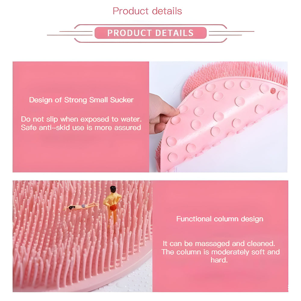 Shower Mat Scrubber Foot Body Exfoliating