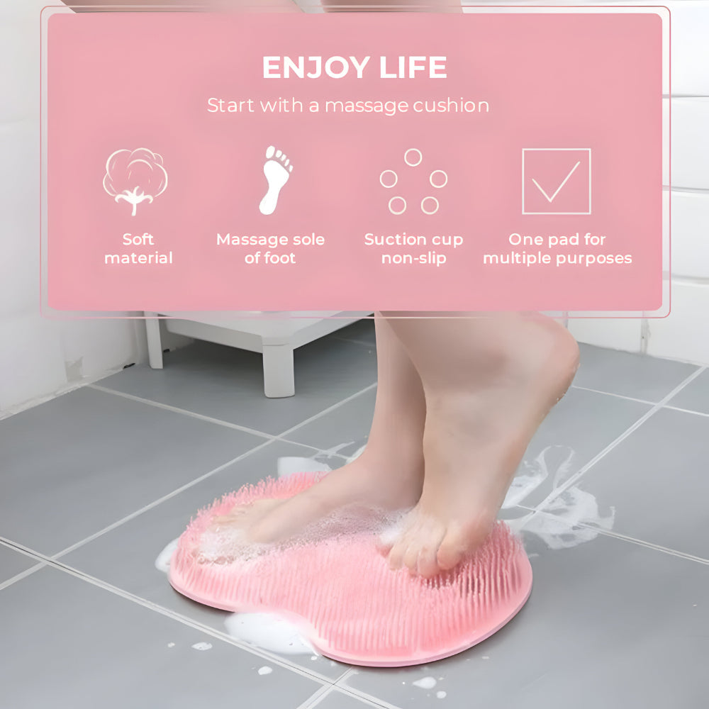 Shower Mat Scrubber Foot Body Exfoliating