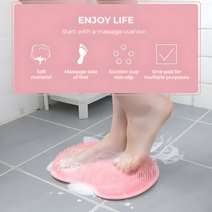 Shower Mat Scrubber Foot Body Exfoliating