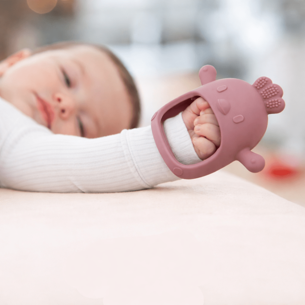 Baby Teething Mitten Silicone Chew Glove