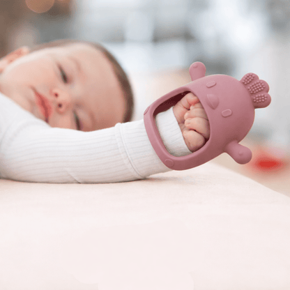 Baby Teething Mitten Silicone Chew Glove