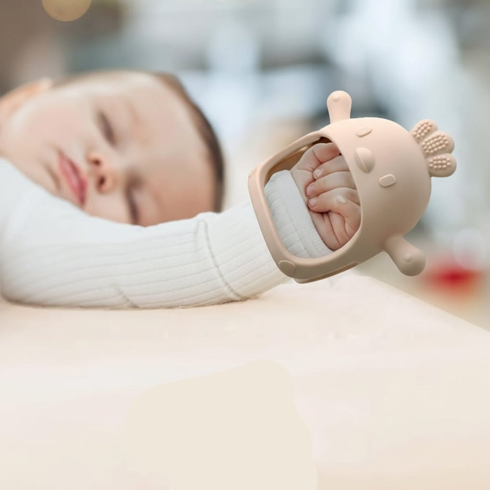 Baby Teething Mitten Silicone Chew Glove