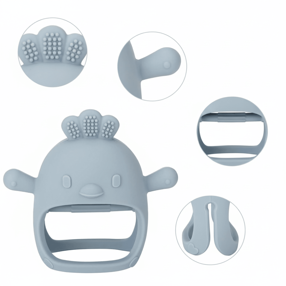 Baby Teething Mitten Silicone Chew Glove