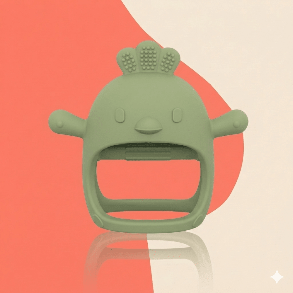 Baby Teething Mitten Silicone Chew Glove