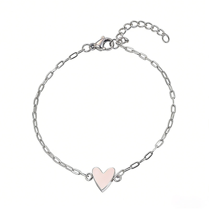 Bracelet Adjustable Heart Chain Matching