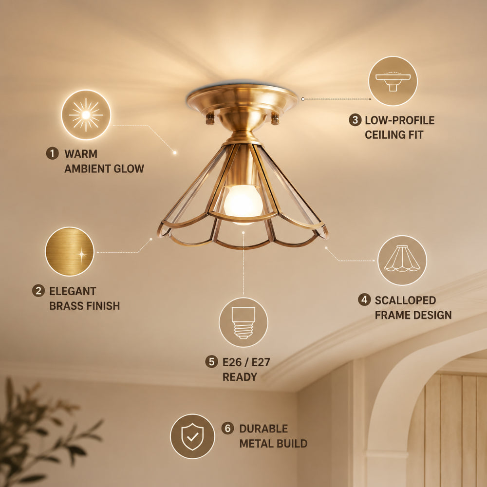 Single Bulb Flush Mount Lighting Minimalism