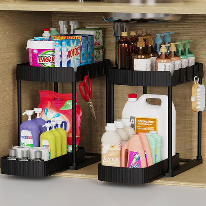 Under Sink Organizer Set 2 Pack Multi