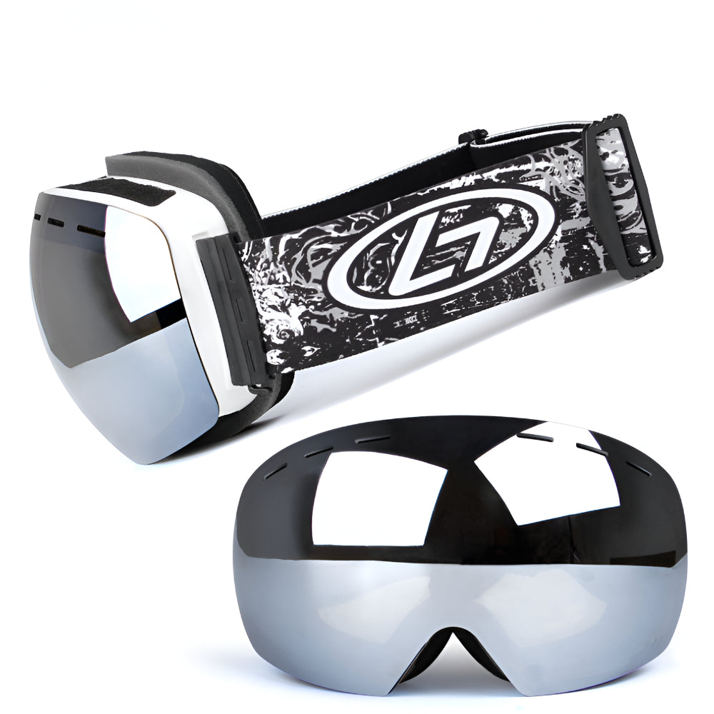 Ski Goggles Frameless Interchangeable Lens