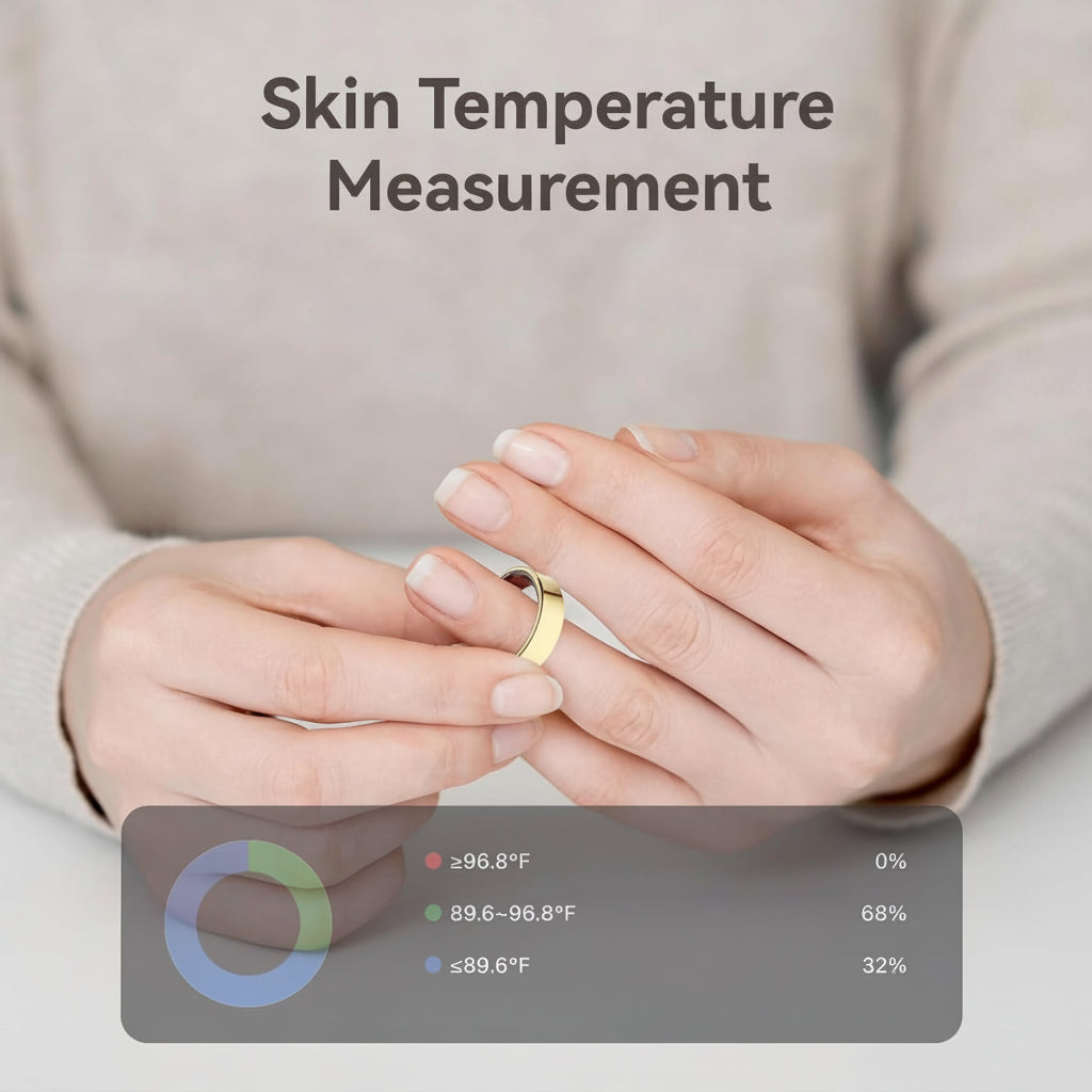 Smart Ring Fitness Tracker Health Monitor
