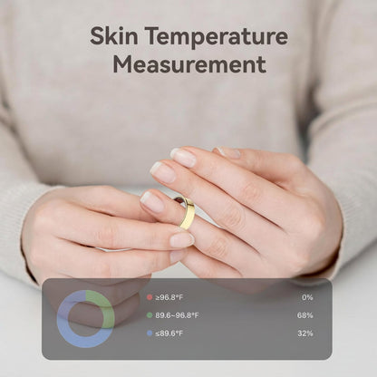 Smart Ring Fitness Tracker Health Monitor