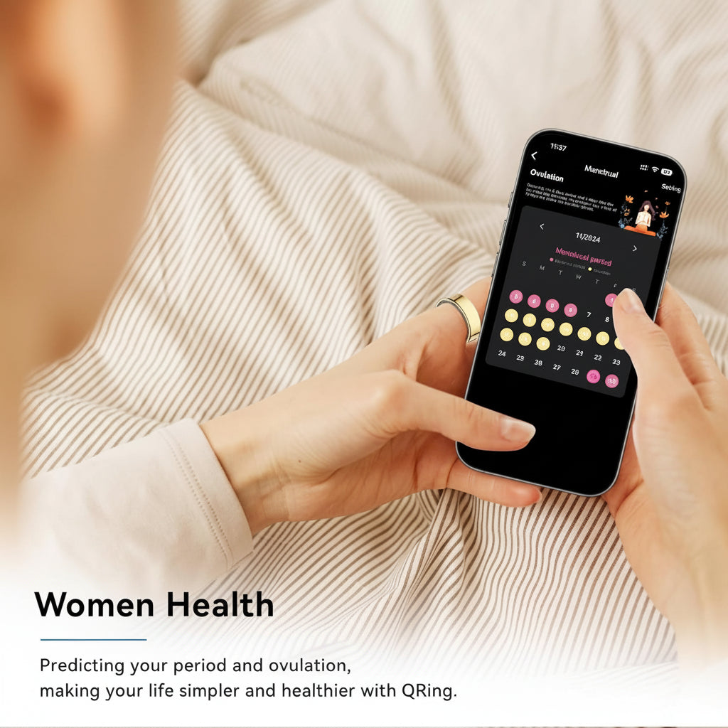 Smart Ring Fitness Tracker Health Monitor