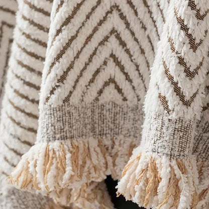 Sofa Cover Herringbone Stripe Non Slip