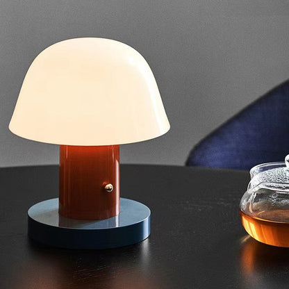 Mushroom Table Lamp Modern Rechargeable LED