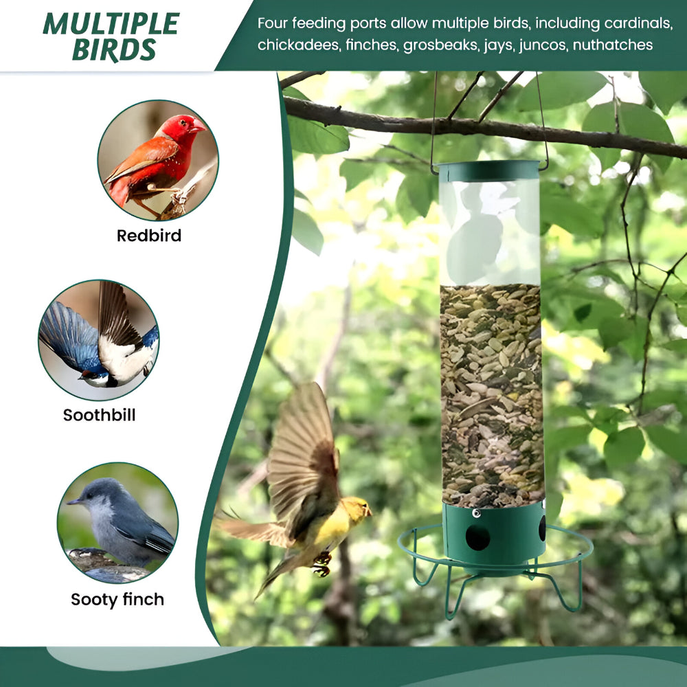 Bird Feeder Metal Squirrel Proof Hanging
