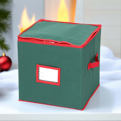 Storage Box Ornament Organizer 3 Trays 600D