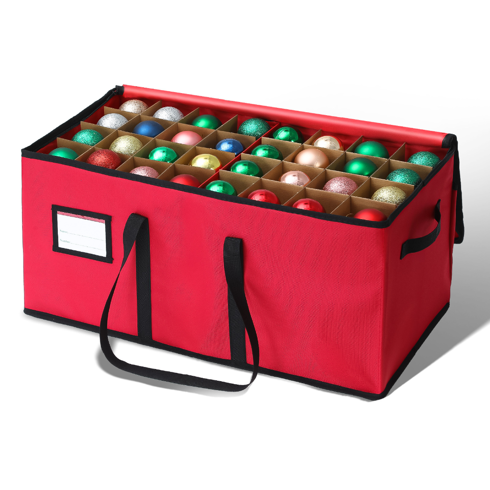 Storage Box Ornament Organizer 3 Trays 600D