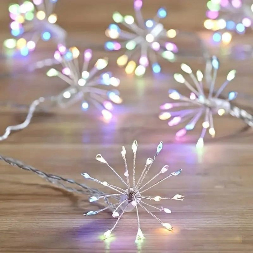 String Lights Starburst Copper Wire LED