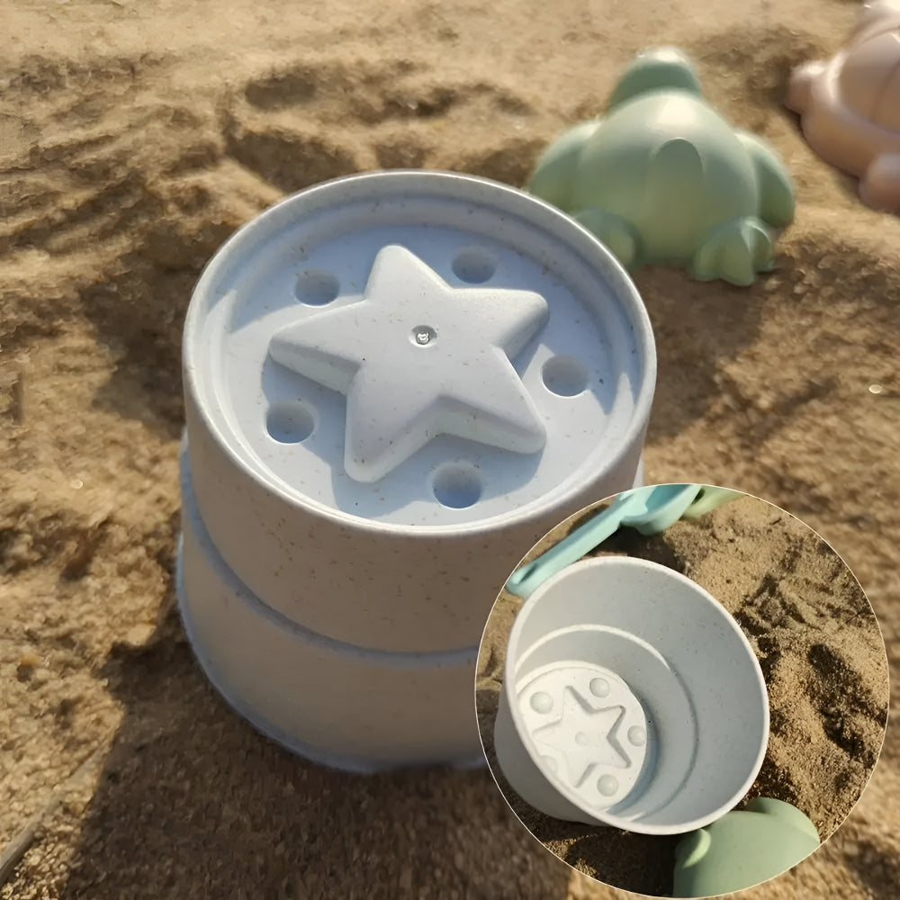 Summer Beach Toys Foldable Sand Bucket Kids