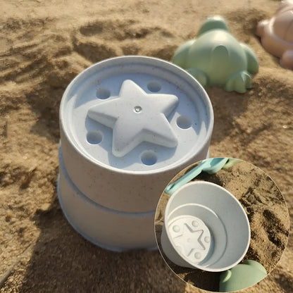 Summer Beach Toys Foldable Sand Bucket Kids