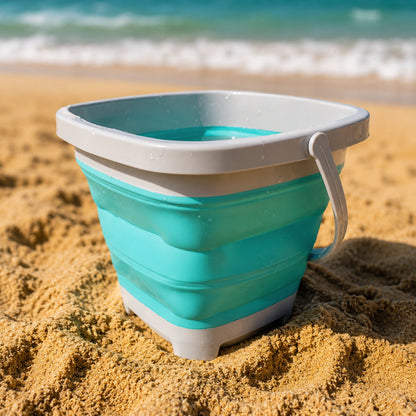 Summer Beach Toys Foldable Sand Bucket Kids