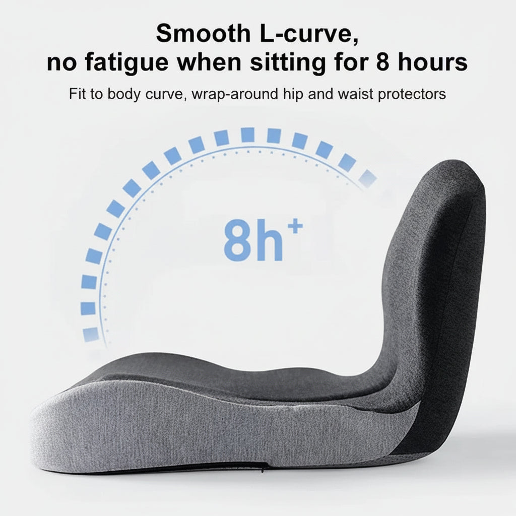 Seat Cushion Back Support Memory Foam Chair