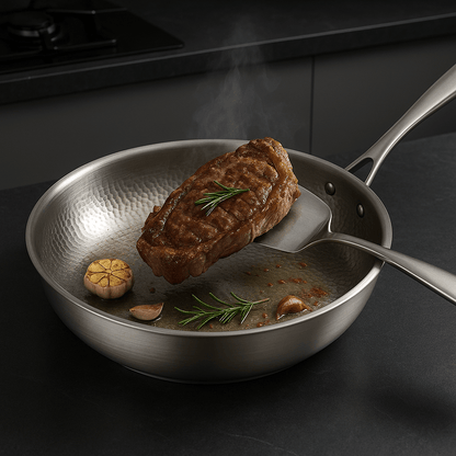 Frying Pan Stainless Steel Titanium Non