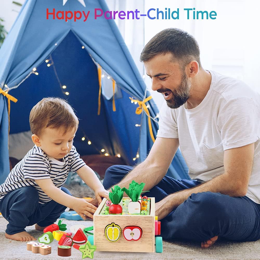 Wooden Montessori Toy Set Educational Farm