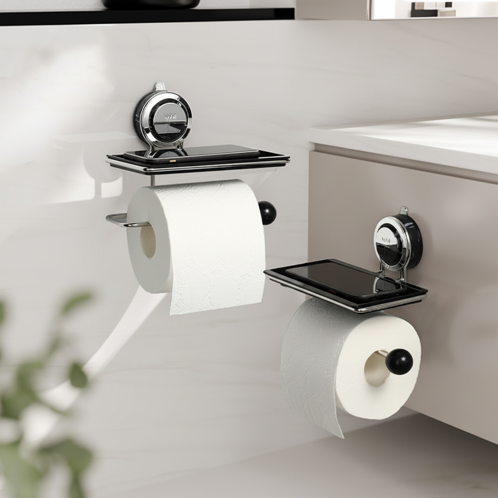 Toilet Paper Holder Self Adhesive Stainless