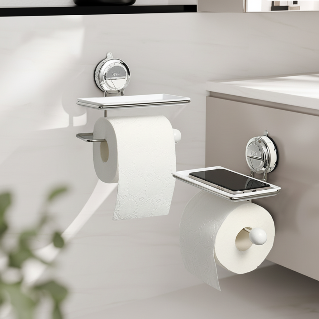 Toilet Paper Holder Self Adhesive Stainless