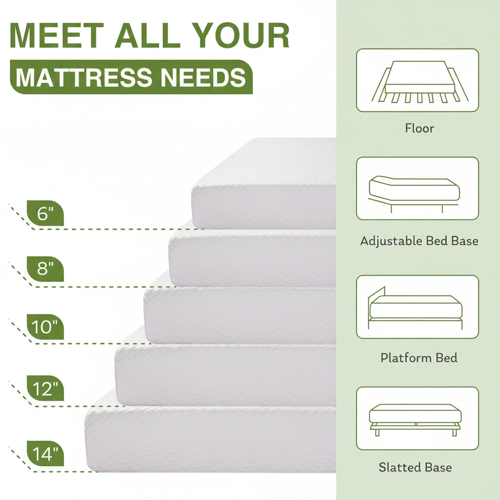 Memory Foam Mattress Twin Size Cooling