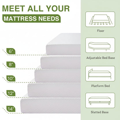 Memory Foam Mattress Twin Size Cooling