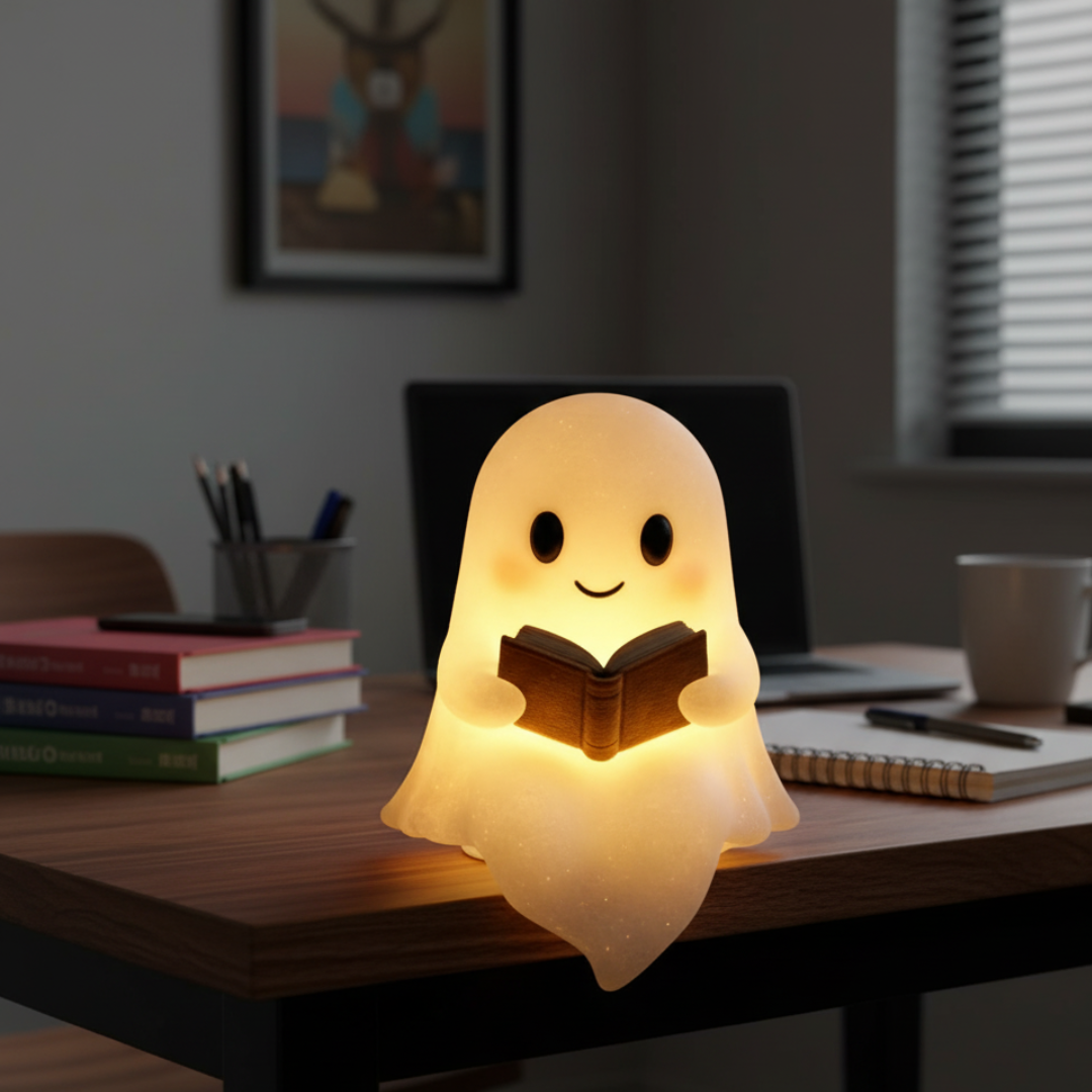 Table Lamp Ghost Night Light Warm LED